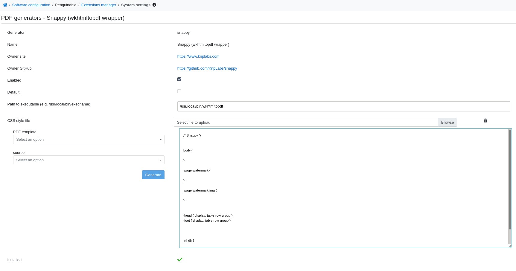 wkhtmltopdf configuration editing