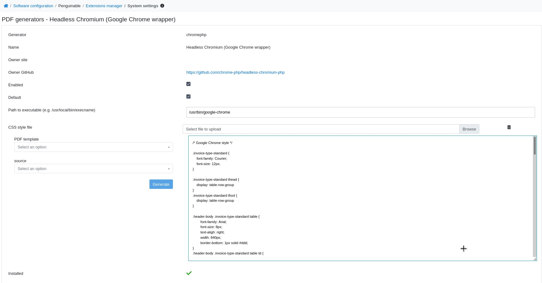 Google Chrome configuration editing